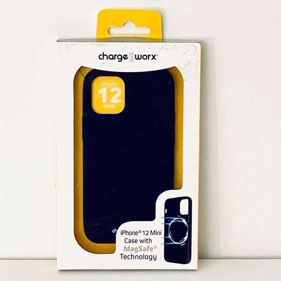 NWT New in Box  charge worx iphone 12 mini Black case with magsafe technology - Picture 1 of 12